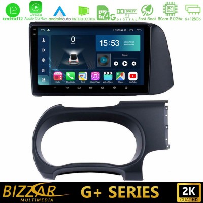 Bizzar G+ Series Hyundai i10 8core Android12 6+128GB Navigation Multimedia Tablet 9