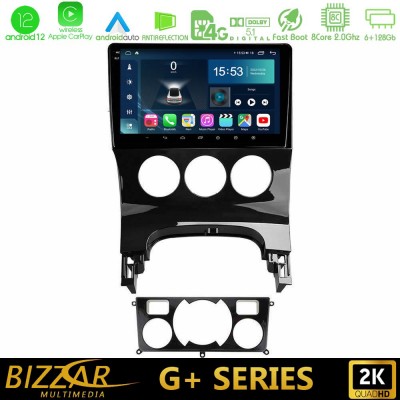 Bizzar G+ Series Peugeot 3008 AUTO A/C 8core Android12 6+128GB Navigation Multimedia Tablet 9