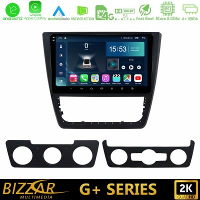 Bizzar G+ Series Skoda Yeti 2009-> 8core Android12 6+128GB Navigation Multimedia Tablet 10