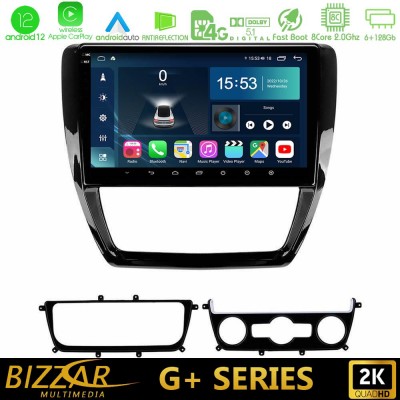 Bizzar G+ Series VW Jetta 8core Android12 6+128GB Navigation Multimedia Tablet 10