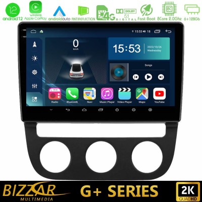 Bizzar G+ Series VW Jetta 8core Android12 6+128GB Navigation Multimedia Tablet 10