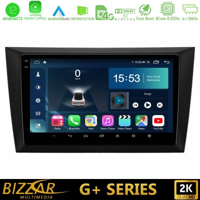 Bizzar G+ Series Vw Golf 6 8core Android12 6+128GB Navigation Multimedia Tablet 9