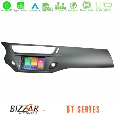 Bizzar OEM Citroen C3 2009-2016 4core Android12 2+32GB Navigation Multimedia Deckless 7