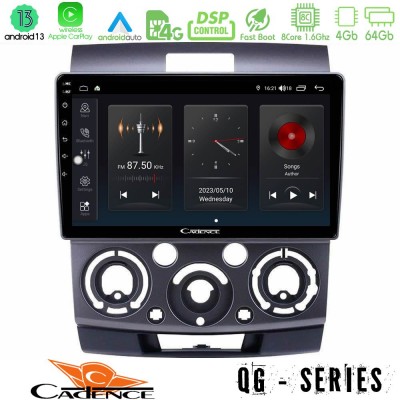 Cadence QG Series 8Core Android13 4+64GB Ford Ranger/Mazda BT50 Navigation Multimedia Tablet 9