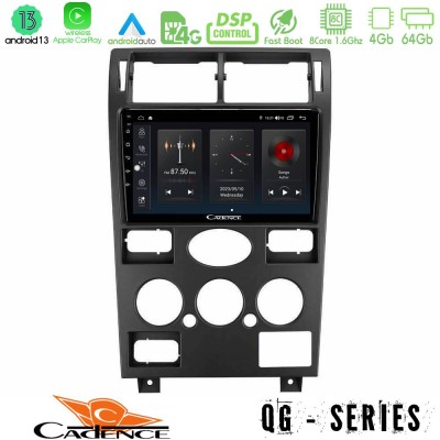 Cadence QG Series 8Core Android13 4+64GB Ford Mondeo 2001-2004 Navigation Multimedia Tablet 9