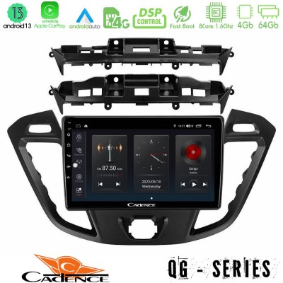 Cadence QG Series 8Core Android13 4+64GB Ford Transit Custom/Tourneo Custom Navigation Multimedia Tablet 9