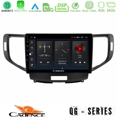 Cadence QG Series 8Core Android13 4+64GB Honda Accord 2008-2015 Navigation Multimedia Tablet 9