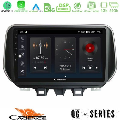 Cadence QG Series 8Core Android13 4+64GB Hyundai Tucson 2019-> Navigation Multimedia Tablet 9