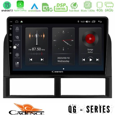 Cadence QG Series 8Core Android13 4+64GB Jeep Grand Cherokee 1999-2004 Navigation Multimedia Tablet 9