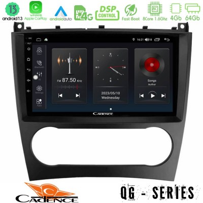 Cadence QG Series 8Core Android13 4+64GB Mercedes W203 Facelift Navigation Multimedia Tablet 9