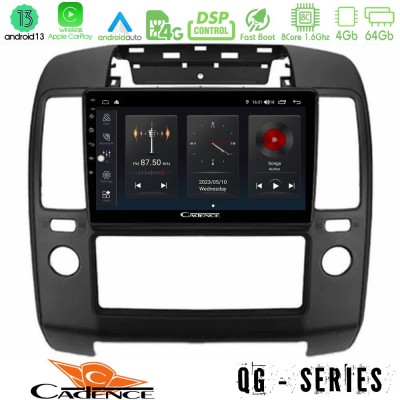 Cadence QG Series 8Core Android13 4+64GB Nissan Navara Navigation Multimedia Tablet 9