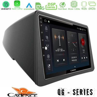 Cadence QG Series 8Core Android13 4+64GB Opel Mokka Navigation Multimedia Tablet 9