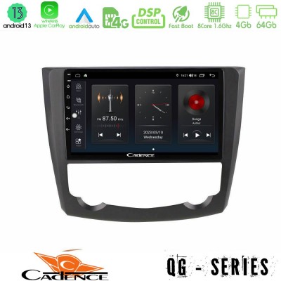 Cadence QG Series 8Core Android13 4+64GB Renault Kadjar Navigation Multimedia Tablet 9