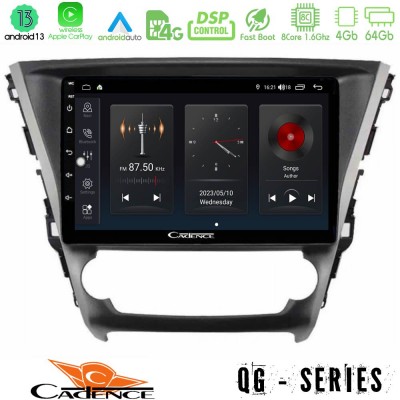 Cadence QG Series 8Core Android13 4+64GB Toyota Avensis 2015-2018 Navigation Multimedia Tablet 9