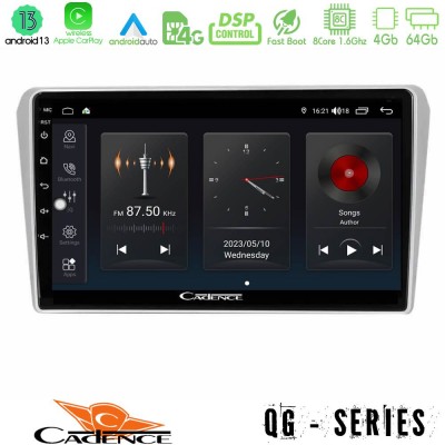 Cadence QG Series 8Core Android13 4+64GB Toyota Avensis T25 02/2003–2008 Navigation Multimedia Tablet 9