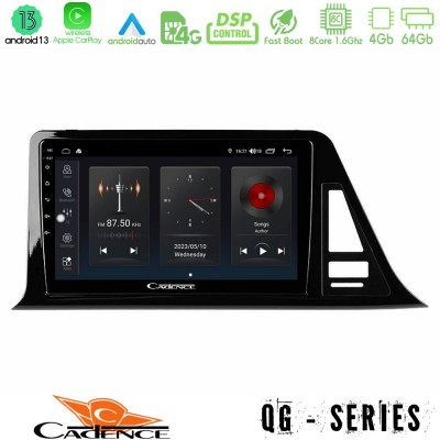 Cadence QG Series 8Core Android13 4+64GB Toyota CH-R Navigation Multimedia Tablet 9