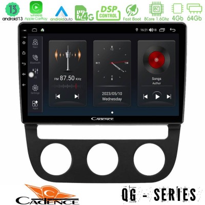 Cadence QG Series 8Core Android13 4+64GB VW Jetta Navigation Multimedia Tablet 10