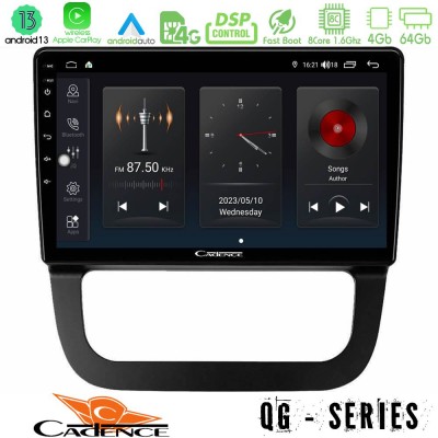 Cadence QG Series 8Core Android13 4+64GB VW Jetta Navigation Multimedia Tablet 10