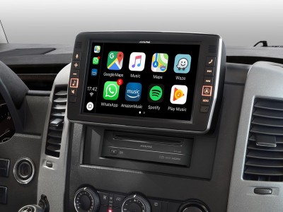 Alpine X903D-S906 9” Touch Screen Navigation for Mercedes Sprinter, compatible with Apple CarPlay an