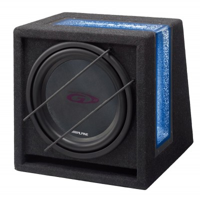 Alpine SBG-1224BR Ready to use Bass Reflex Subwoofer (2Ohm)