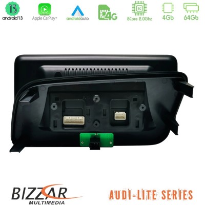 Bizzar OEM Audi Q5 (8R) 2008-2017 (με MMI3G) Android13 8Core (4+64GB) Navigation Multimedia 10.25″ HD