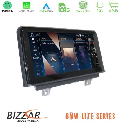 Bizzar Lite Series BMW 3er/4er (F30/F32) 2017-> Android13 8Core (4+64GB) Navigation Multimedia 10.25″ HD