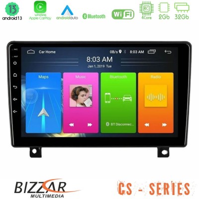 Bizzar CS Series 4Core Android13 2+32GB Opel Astra H Navigation Multimedia Tablet 9