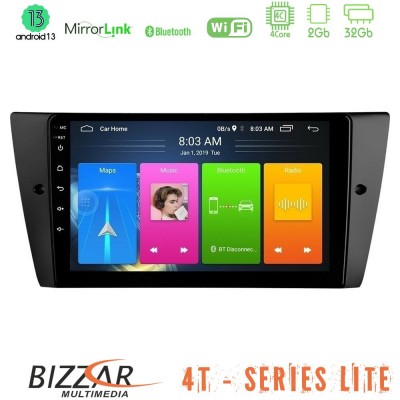 Bizzar 4T Series BMW 3 Series 2006-2011 4Core Android13 2+32GB Navigation Multimedia Tablet 9