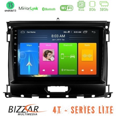 Bizzar 4T Series Ford Ranger 2017-2022 4Core Android13 2+32GB Navigation Multimedia Tablet 9