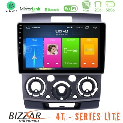 Bizzar 4T Series Ford Ranger/Mazda BT50 4Core Android13 2+32GB Navigation Multimedia Tablet 9