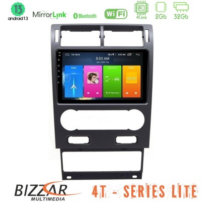 Bizzar 4T Series Ford Mondeo 2004-2007 4Core Android13 2+32GB Navigation Multimedia Tablet 9