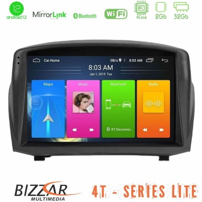 Bizzar 4T Series Ford Fiesta 2008-2016 4core Android13 2+32GB Navigation Multimedia Tablet 9