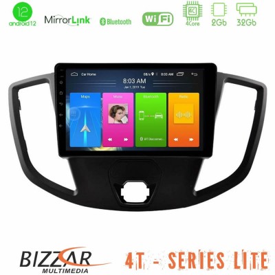 Bizzar 4T Series Ford Transit 2014-> 4core Android13 2+32GB Navigation Multimedia Tablet 9