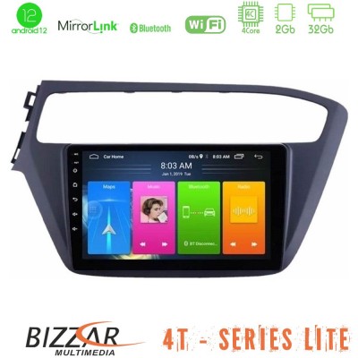 Bizzar 4T Series Hyundai i20 2018-2020 4Core Android13 2+32GB Navigation Multimedia Tablet 9