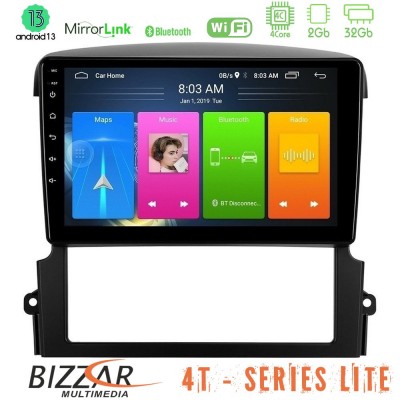 Bizzar 4T Series Kia Sorento 4Core Android13 2+32GB Navigation Multimedia Tablet 9