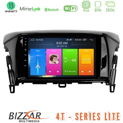 Bizzar 4T Series Mitsubishi Eclipse Cross 4Core Android13 2+32GB Navigation Multimedia Tablet 9