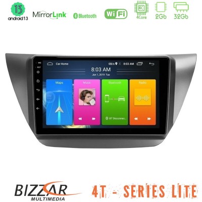 Bizzar 4T Series Mitsubishi Lancer 2004 – 2008 4Core Android13 2+32GB Navigation Multimedia Tablet 9