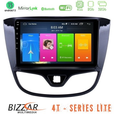 Bizzar 4T Series Opel Karl 2017-2019 4Core Android13 2+32GB Navigation Multimedia Tablet 9