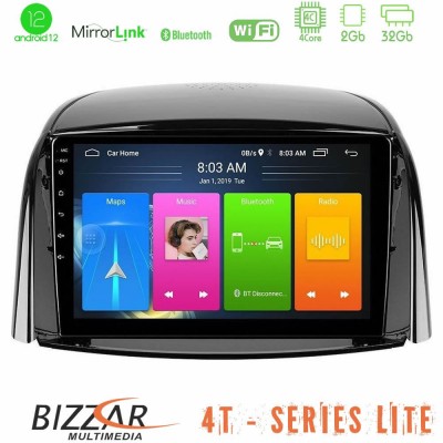 Bizzar 4T Series Renault Koleos 2007-2015 4Core Android13 2+32GB Navigation Multimedia Tablet 9