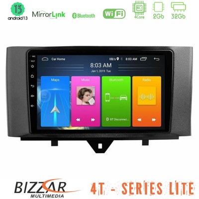 Bizzar 4T Series Smart 451 Facelift 4Core Android13 2+32GB Navigation Multimedia Tablet 9