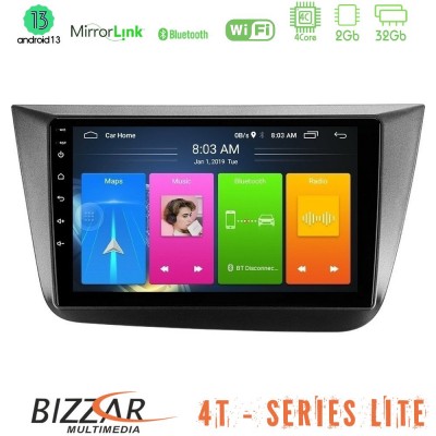 Bizzar 4T Series Seat Altea 2004-2015 4Core Android13 2+32GB Navigation Multimedia Tablet 9