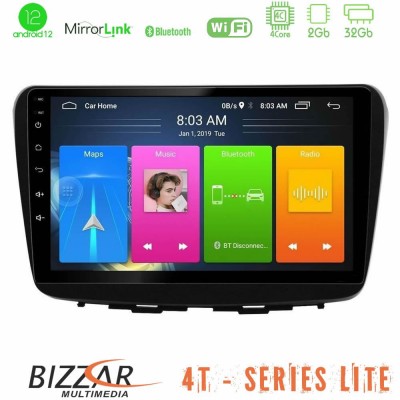 Bizzar 4T Series Suzuki Baleno 2016-2021 4core Android13 2+32GB Navigation Multimedia Tablet 9