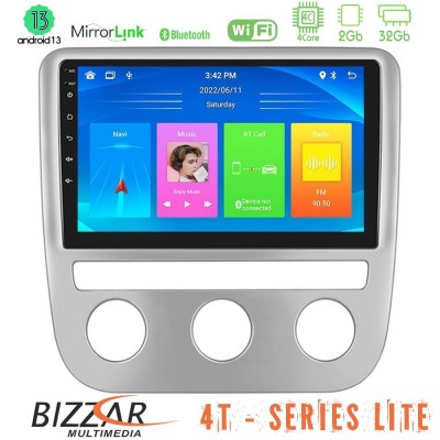 Bizzar 4T Series VW Scirocco 2008-2014 4Core Android13 2+32GB Navigation Multimedia Tablet 9