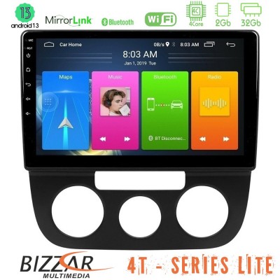 Bizzar 4T Series VW Jetta 4Core Android13 2+32GB Navigation Multimedia Tablet 10