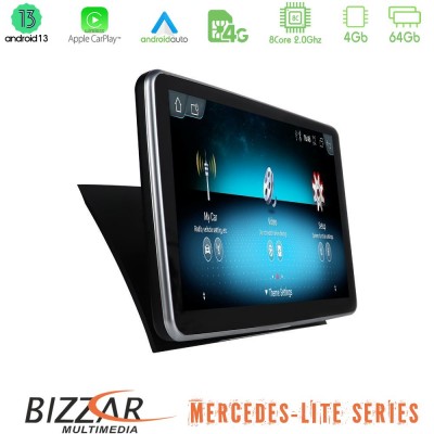 Bizzar Lite Series Mercedes Android13 8Core (4+64GB) 8core Mercedes ML/SLK NTG4.5 Navigation Multimedia station 9