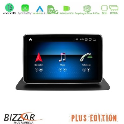 Bizzar Plus Edition Mercedes Android 13 (8+128GB) 8core Mercedes ML/SLK NTG4.5 Navigation Multimedia station 9