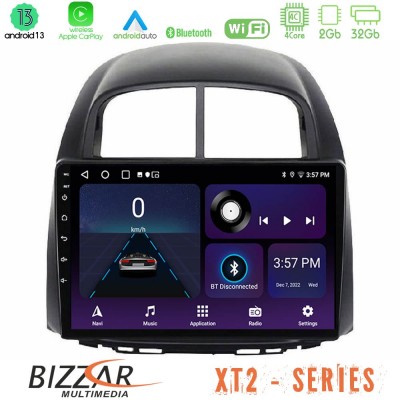 Bizzar XT2 Series 4Core Android13 2+32GB Daihatsu Sirion/Subaru Justy Navigation Multimedia Tablet 10