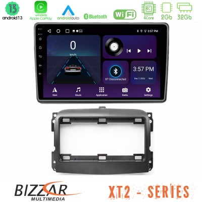 Bizzar XT2 Series 4Core Android13 2+32GB Fiat 500L Navigation Multimedia Tablet 10