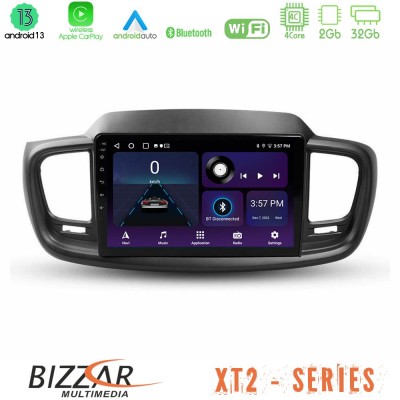 Bizzar XT2 Series 4Core Android13 2+32GB Kia Sorento 2018-2021 Navigation Multimedia Tablet 9