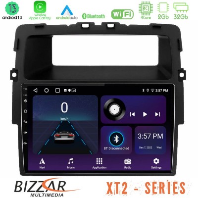 Bizzar XT2 Series 4Core Android13 2+32GB Renault/Nissan/Opel Navigation Multimedia Tablet 10